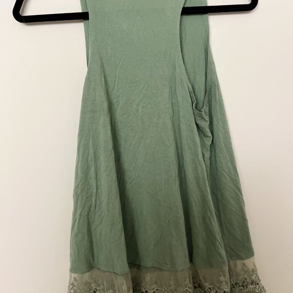 Kimchi Blue - Mint Tank Top with Lace detailing - Picture 2 of 2